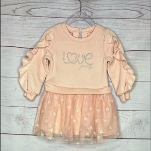 Juicy Couture Cotton-Blend Cream Sweater Dress Size 12 Months